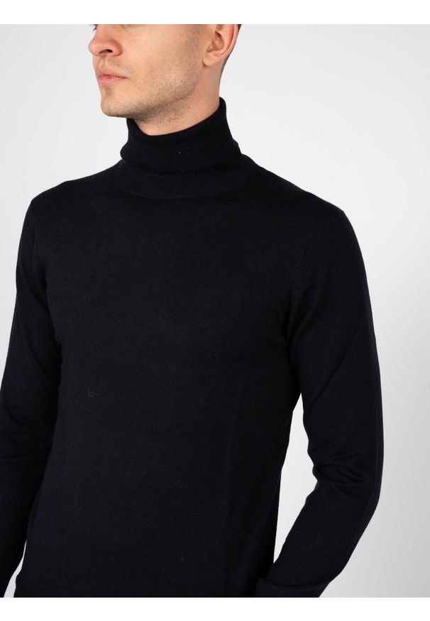 Xagon Man Sweter "Turtleneck" | A22081&ELV18 | Mężczyzna | Granatowy. Okazja: na co dzień. Typ kołnierza: golf. Kolor: niebieski. Materiał: poliester, nylon, akryl, wełna. Styl: casual