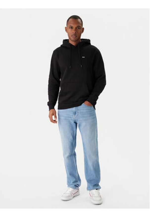 Tommy Jeans Bluza DM0DM20742 Czarny Regular Fit. Kolor: czarny. Materiał: bawełna