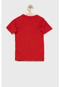 Hype T-shirt dziecięcy (3-pack) kolor czerwony gładki. Okazja: na co dzień. Kolor: czerwony. Materiał: dzianina. Wzór: gładki. Styl: casual #5