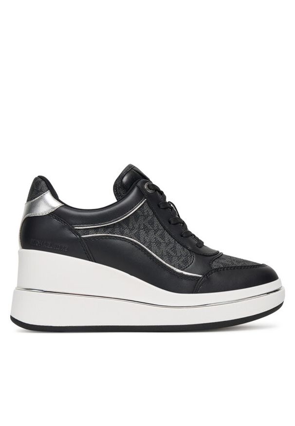 MICHAEL Michael Kors Sneakersy Emmy 43F5EMFS2L Czarny. Kolor: czarny. Materiał: skóra