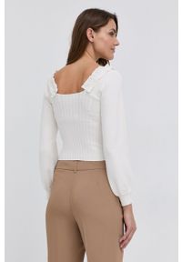 Silvian Heach Sweter damski kolor biały. Kolor: biały. Materiał: dzianina. Długość rękawa: długi rękaw. Długość: długie #3