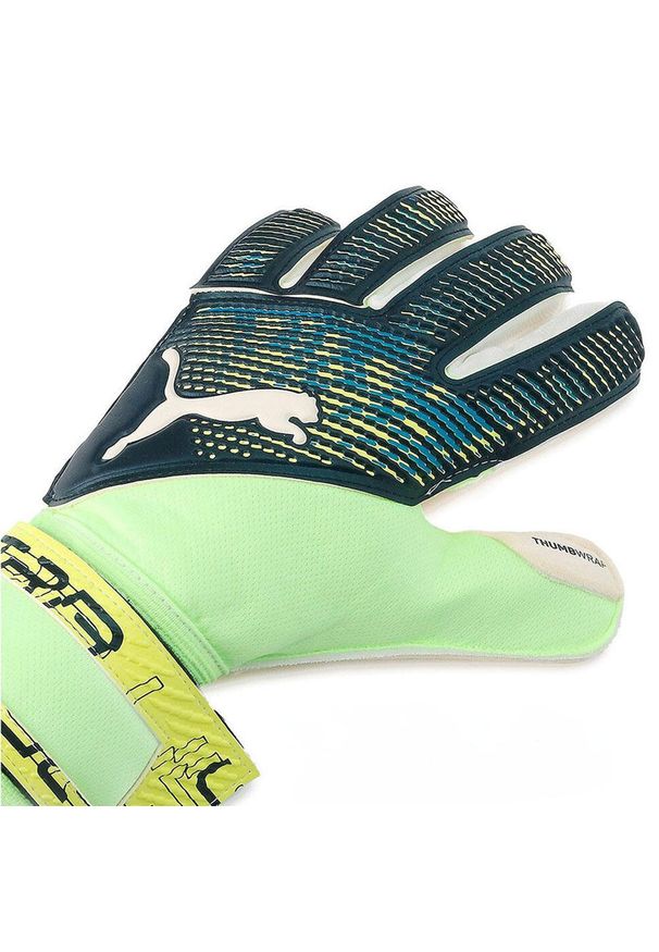 Puma - Rękawice bramkarskie PUMA Ultra Grip 2 Rc. Kolor: wielokolorowy, niebieski, żółty, zielony. Sport: piłka nożna