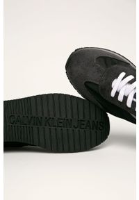 Calvin Klein Jeans - Buty. Zapięcie: sznurówki. Kolor: czarny. Materiał: materiał, syntetyk, skóra ekologiczna, guma, zamsz. Szerokość cholewki: normalna #5