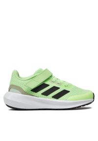 Adidas - adidas Buty RunFalcon 3.0 Elastic Lace Top Strap IF8586 Zielony. Kolor: zielony. Sport: bieganie