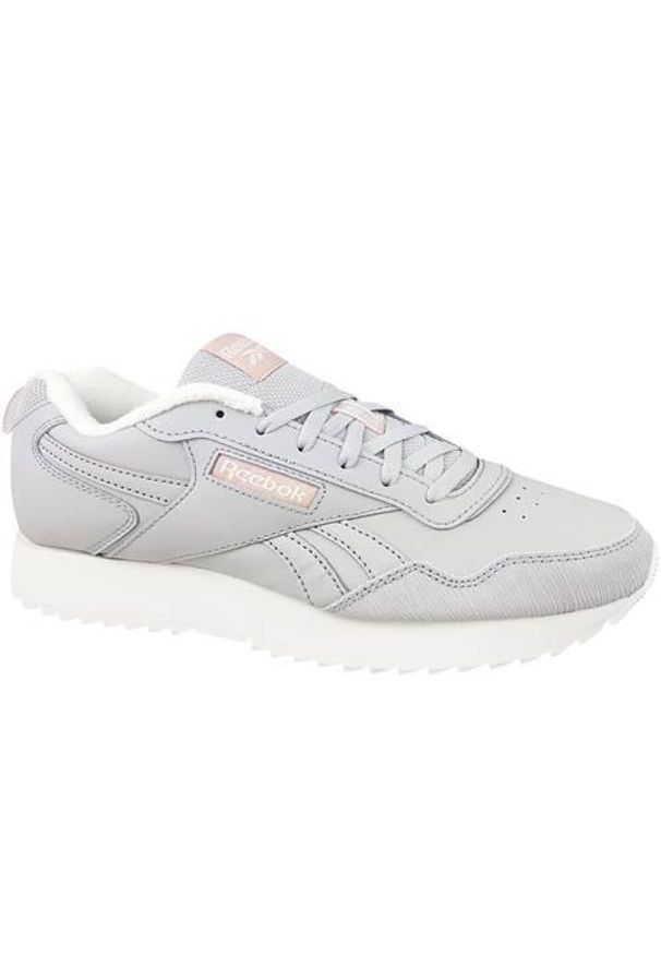 Buty do chodzenia damskie Reebok Glide Ripple. Zapięcie: sznurówki. Kolor: szary. Materiał: materiał, skóra, tkanina, syntetyk. Szerokość cholewki: normalna. Sport: turystyka piesza