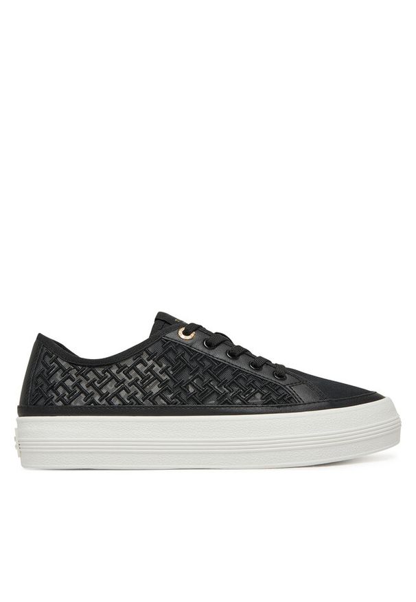 TOMMY HILFIGER - Sneakersy Tommy Hilfiger. Kolor: czarny