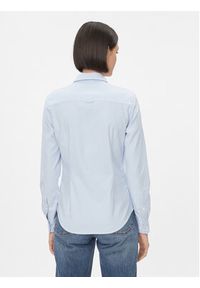 GANT - Gant Koszula Slim Stretch Oxford 4300141 Błękitny Slim Fit. Kolor: niebieski. Materiał: bawełna #4
