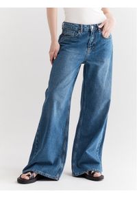 Americanos Jeansy Cartagena Niebieski Wide Low-Rise. Kolor: niebieski #1