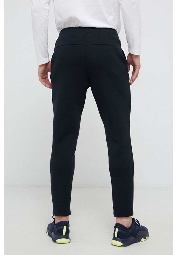 Calvin Klein Performance Spodnie męskie kolor czarny gładkie. Kolor: czarny. Materiał: dzianina. Wzór: gładki