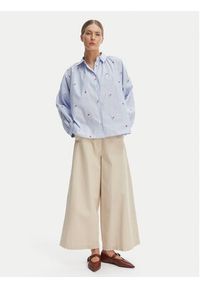 Weekend Max Mara Koszula Butterfly 2615111042 Błękitny Regular Fit. Kolor: niebieski. Materiał: bawełna #3