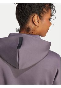 Adidas - adidas Bluza Z.N.E. JD5985 Szary Loose Fit. Kolor: szary. Materiał: bawełna #3