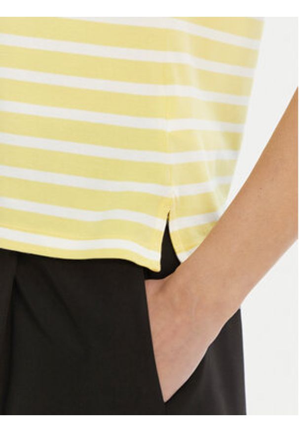 TOMMY HILFIGER - Tommy Hilfiger Polo 1985 WW0WW43224 Żółty Regular Fit. Typ kołnierza: polo. Kolor: żółty. Materiał: bawełna