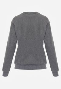 Renee - Ciemnoszara Casualowa Bluza z Bawełną Akko. Okazja: na co dzień. Kolor: szary. Materiał: bawełna. Styl: casual #6