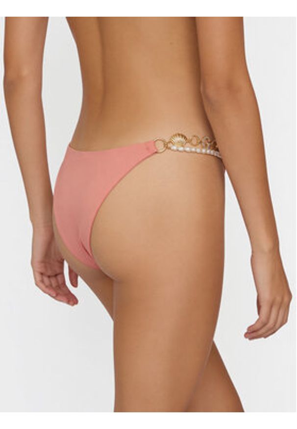 Guess Dół od bikini E6GO00 KF412 Koralowy. Kolor: pomarańczowy. Materiał: syntetyk