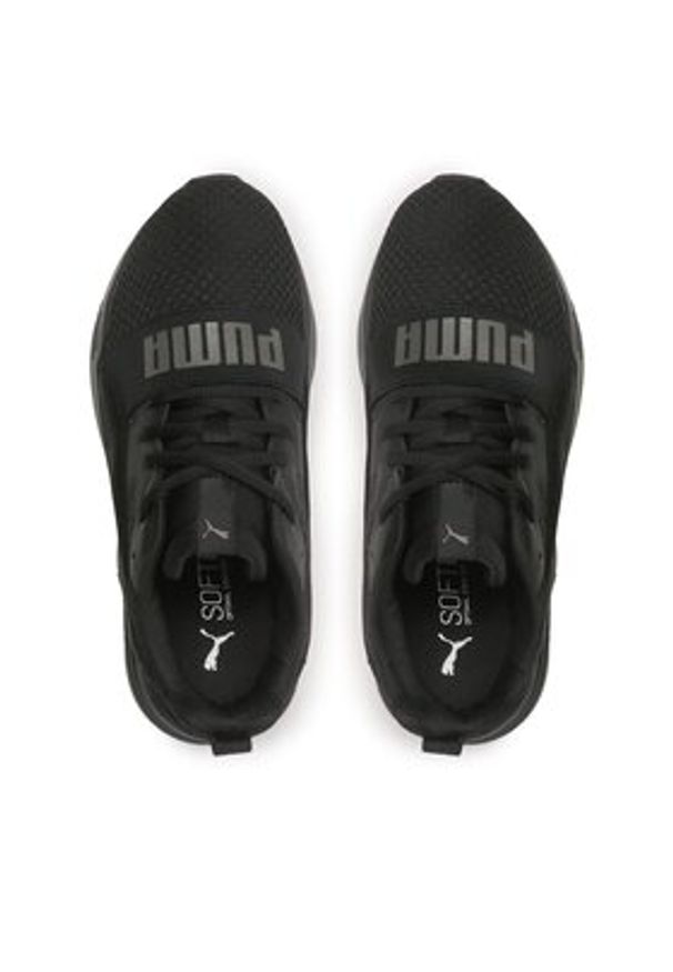 Puma Sneakersy Wired Run Pure Jr 390847 01 Czarny. Kolor: czarny. Materiał: materiał, mesh. Sport: bieganie