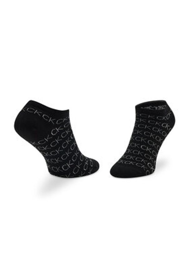 Calvin Klein Zestaw 2 par stopek damskich 701218779 Czarny. Kolor: czarny. Materiał: materiał