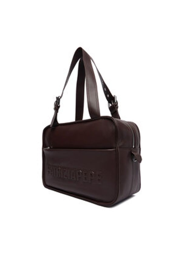 Patrizia Pepe Torebka 2B0125/L113F-B856 Brązowy. Kolor: brązowy. Materiał: skórzane