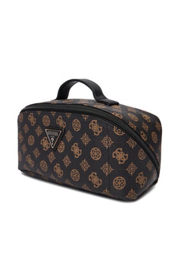 Guess Kosmetyczka Wilder Travel TWHP74 52067 Brązowy. Kolor: brązowy. Materiał: skóra