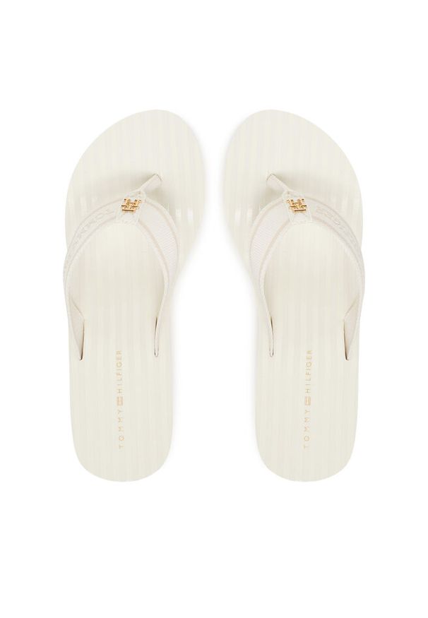 TOMMY HILFIGER - Japonki Tommy Hilfiger. Kolor: biały