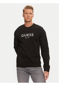 Guess Bluza M4BQ23 K9Z21 Czarny Regular Fit. Kolor: czarny. Materiał: syntetyk