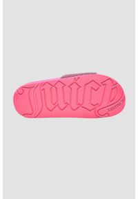 Juicy Couture - JUICY COUTURE Różowe klapki Donna Diamante Slider, Rozmiar 37. Kolor: różowy #3