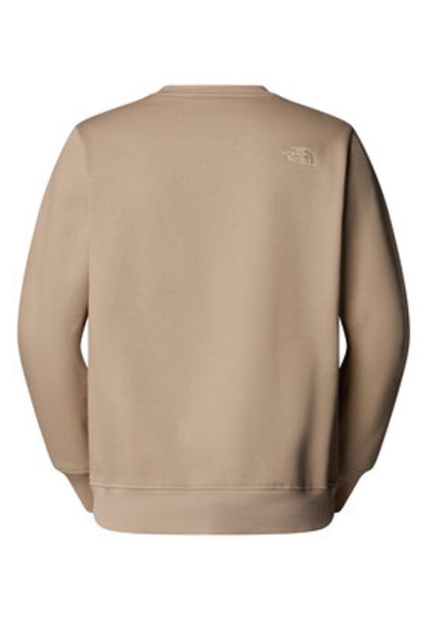 The North Face Bluza Drew Peak NF0A89EK Beżowy Regular Fit. Kolor: beżowy. Materiał: bawełna