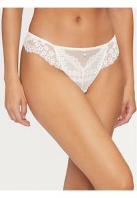 Hunkemöller Stringi Daisy 206050 Biały. Kolor: biały. Materiał: syntetyk