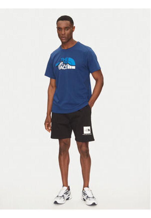 The North Face Szorty sportowe Nse Box NF0A8C1J Czarny Regular Fit. Kolor: czarny. Materiał: bawełna, syntetyk. Styl: sportowy