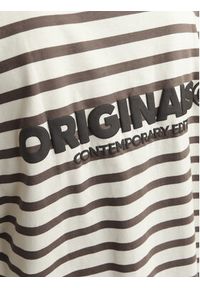 Jack & Jones - Jack&Jones Longsleeve Islington 12273202 Beżowy Loose Fit. Kolor: beżowy. Materiał: bawełna. Długość rękawa: długi rękaw #6