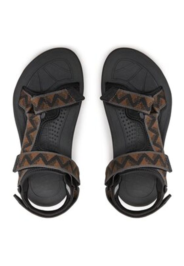 Jack Wolfskin Sandały Wave Breaker 4052011 Brązowy. Kolor: brązowy. Materiał: materiał