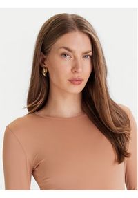 only - ONLY Body Frida 15343926 Beżowy Slim Fit. Kolor: beżowy. Materiał: syntetyk #5
