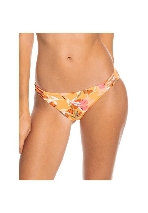 Dół kostiumu kąpielowego Roxy Printed Beach Classics. Kolor: pomarańczowy