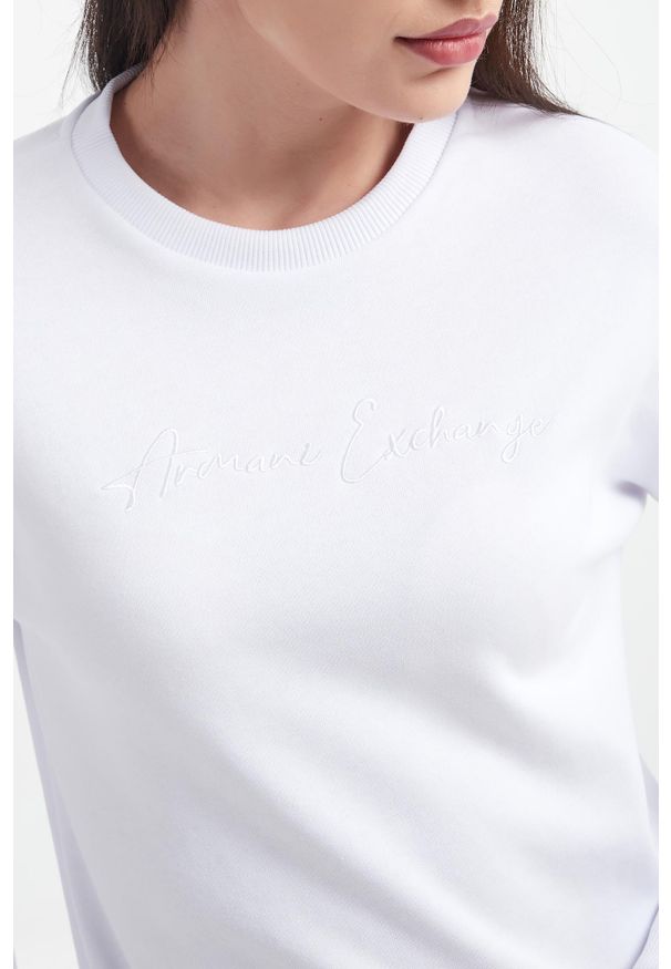 Armani Exchange - Bluza dresowa damska ARMANI EXCHANGE. Materiał: dresówka