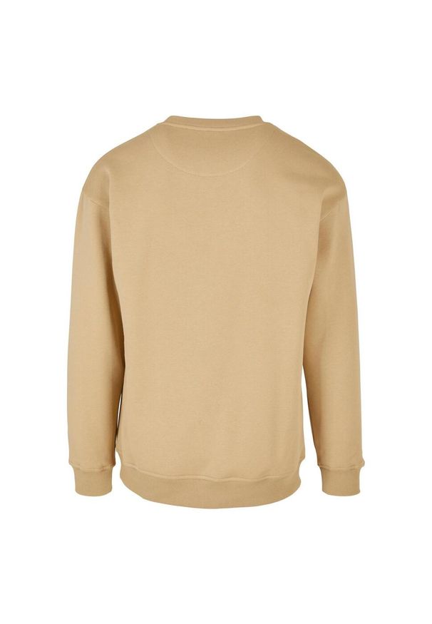 BUILD YOUR BRAND - Bluza Z Okrągłym Dekoltem Unisex Dla Dorosłych. Kolor: beżowy