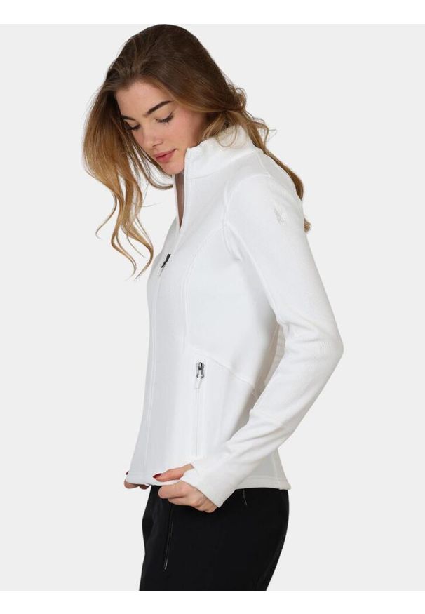 Sweter Damski Spyder Bandita. Kolor: biały. Materiał: polar. Sezon: zima. Sport: turystyka piesza