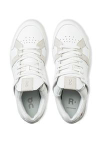 Sneakersy męskie białe On Running The Roger Clubhouse. Okazja: na co dzień. Kolor: biały. Materiał: materiał, skóra. Szerokość cholewki: normalna. Sport: bieganie #3