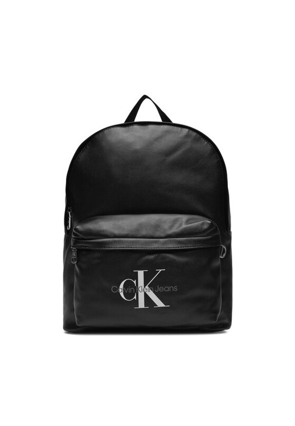 Calvin Klein Jeans Plecak Monogram Soft Campus Bp40 K50K511522 Czarny. Kolor: czarny. Materiał: skóra