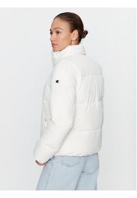 Champion Kurtka przejściowa Jacket 116922 Écru Custom Fit. Materiał: syntetyk