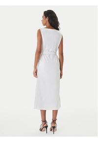 BOSS Sukienka koktajlowa Emiaky 50558902 Biały Slim Fit. Kolor: biały. Materiał: bawełna. Styl: wizytowy #4