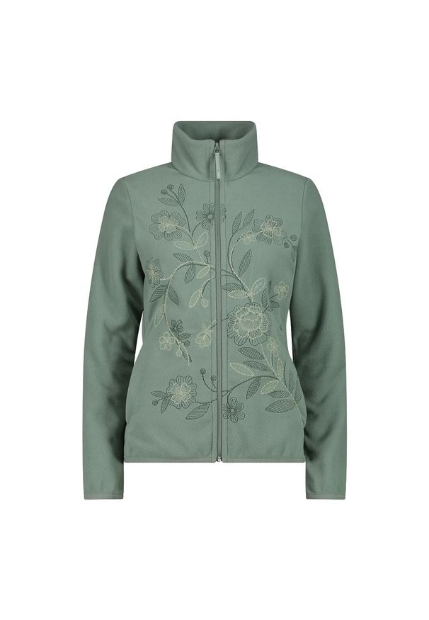 Bluza damska turystyczna CMP 34H0436. Kolor: zielony. Styl: sportowy. Sport: turystyka piesza