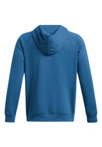 Under Armour - Męska Bluza Polarowa Z Logo Rival. Kolor: niebieski. Materiał: polar