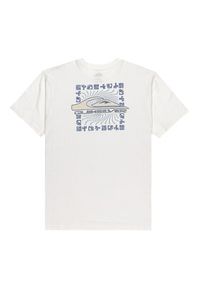 Quiksilver T-Shirt Evo Border Lines EQYZT08191 Biały Regular Fit. Kolor: biały. Materiał: bawełna #3