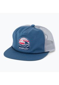 Czapka z daszkiem męska Hurley Mavericks Trucker. Kolor: niebieski