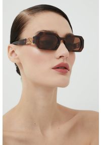 Swarovski okulary przeciwsłoneczne MILLENIA 5625301 damskie kolor brązowy. Kolor: brązowy #1
