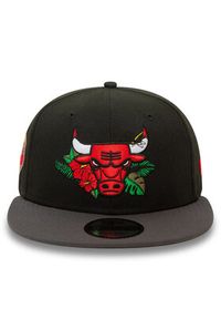 New Era Czapka z daszkiem Nba Floral 950 Bulls 60503483 Czarny. Kolor: czarny. Materiał: materiał #2