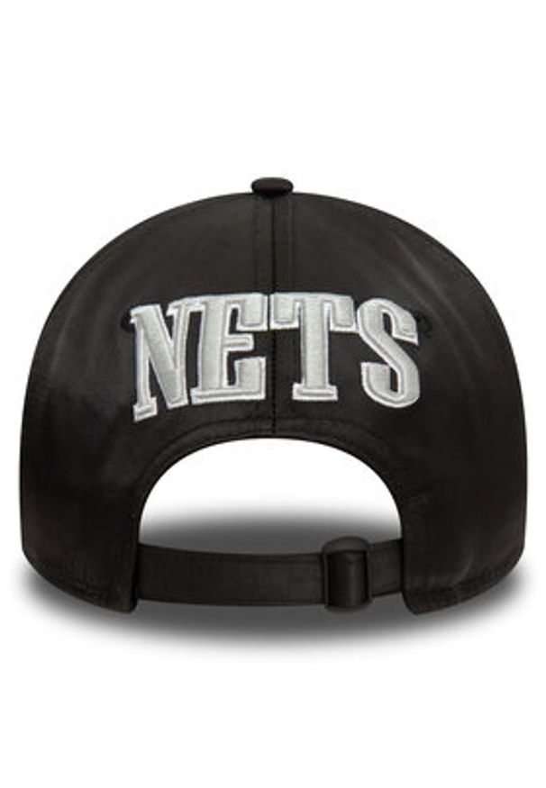 New Era Czapka z daszkiem Nba Satin 920 Nets 60434968 Czarny. Kolor: czarny. Materiał: materiał