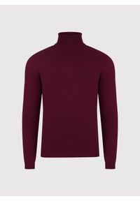 Pako Lorente - PAKO LORENTE - olf męski w bordowym kolorze. Typ kołnierza: golf. Kolor: szary, brązowy, czerwony, zielony. Materiał: nylon, wiskoza. Sezon: jesień #5