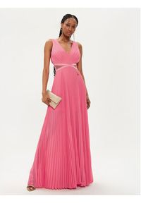 Fracomina Sukienka wieczorowa FQ24SD3026W412F9 Różowy Regular Fit. Kolor: różowy. Materiał: syntetyk. Styl: wizytowy #5