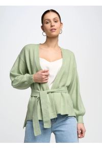 Big-Star - Kardigan damski miętowy Mady 300. Kolor: zielony #6