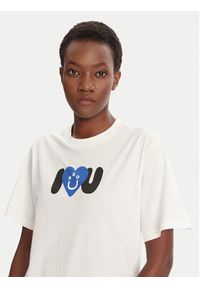 Hugo - HUGO T-Shirt Vintage 50545053 Écru Loose Fit. Kolor: kremowy. Materiał: bawełna. Styl: vintage #2